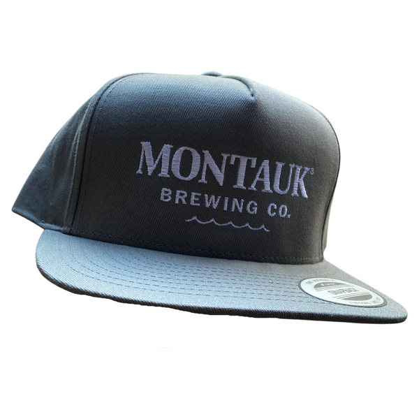 Montauk Grey Snapback Hat